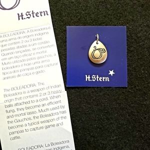 H. Stern Vintage Boleadora Pewter Charm NWOT